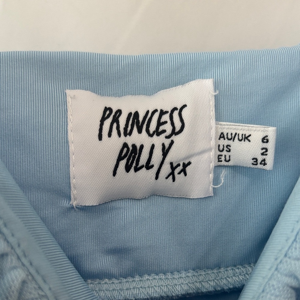Princess Polly Sky Blue Party Dress
